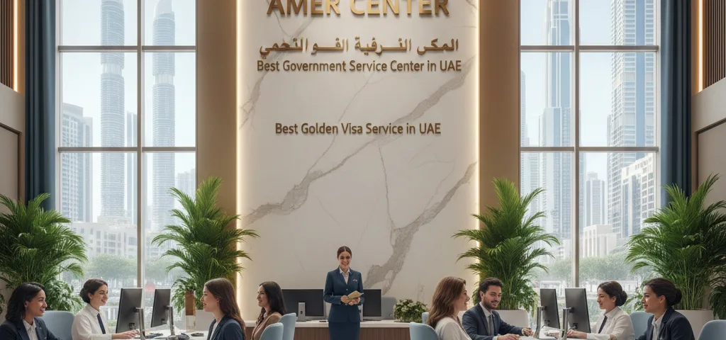 Best government service center in UAE and best golden visa service in UAE.