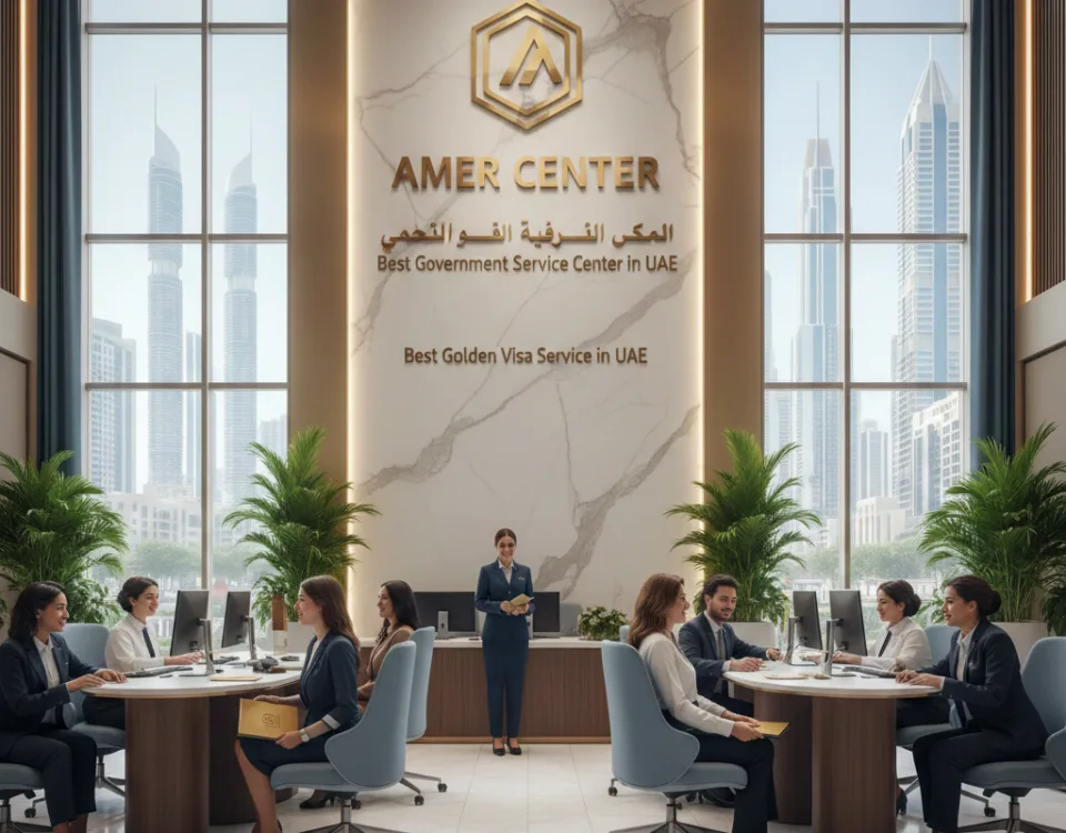 Best government service center in UAE and best golden visa service in UAE.